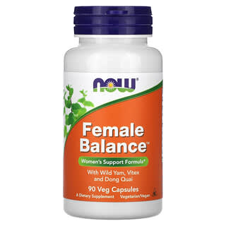 NOW Foods, Female Balance, weibliche Balance, 90 pflanzliche Kapseln