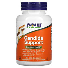 NOW Foods, Candida Support, Unterstützung mit Candida, 90 pflanzliche Kapseln