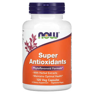 NOW Foods, Súper antioxidantes, 120 cápsulas vegetales