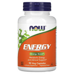 NOW Foods, Energy, 90 pflanzliche Kapseln
