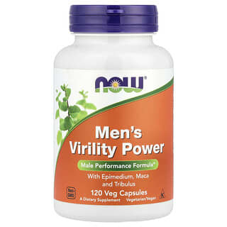 NOW Foods, Men's Virility Power, 120 рослинних капсул