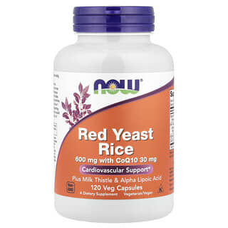 ناو فودز‏, Red Yeast Rice، 120 كبسولة نباتية