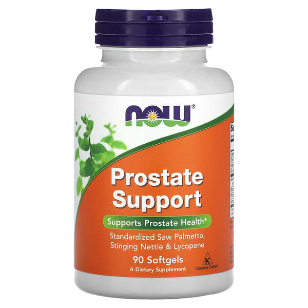 NOW Foods, Prostate Support, 90 мягких таблеток