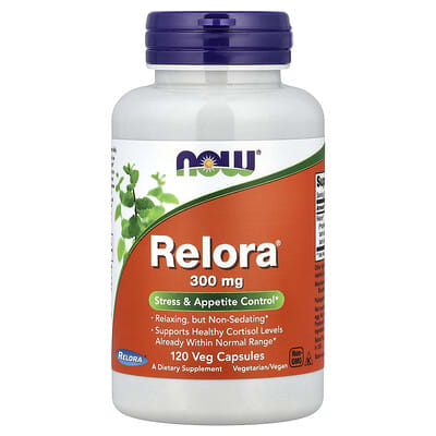 NOW Foods, Relora®, 300 mg, 120 Vegetarian Capsules