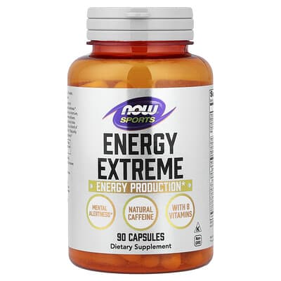 NOW Foods, Sports Premium Energy Supplement, 90 Vegetarian Capsules