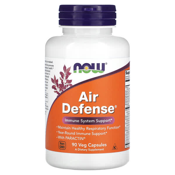 NOW Foods, Air Defense Healthy Immune with PARACTIN, 90 pflanzliche Kapseln