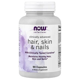 NOW Foods, Oplossingen, klinisch geavanceerd haar, huid en nagels, 90 capsules