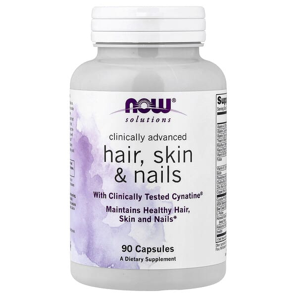 Solutions, Clinically Advanced Hair, Skin & Nails, 90 Capsules