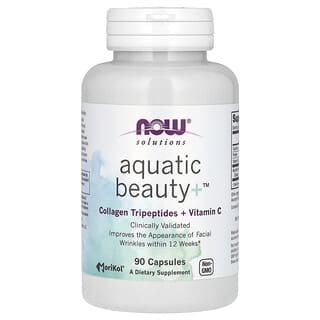 NOW Foods, Solutions, Aquatic Beauty+, 90 Capsules