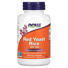 NOW Foods, Red Yeast Rice, 600 mg, 120 Veg Capsules