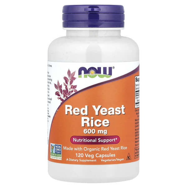 Red Yeast Rice, 600 mg, 120 Veg Capsules