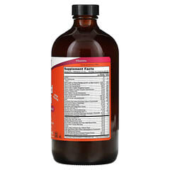ناو فودز‏, فيتامينات سائلة مع زيليتول، البرتقال الاستوائي، خالٍ من الحديد، 16 أونصة سائلة (473 مل)