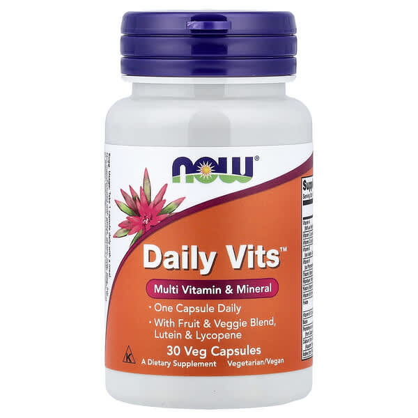 NOW Foods Daily Vits™, 30 Veg Capsules