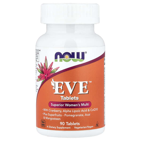 NOW Foods, Eve, 수페리어 여성용 멀티, 90정
