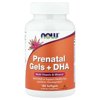 NOW Foods, Schwangerschaftsgel + DHA, 180 Weichkapseln