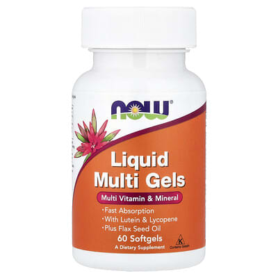 NOW Foods, Nutrient Complex Liquid Softgels, 60 Capsules