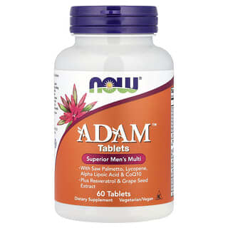 NOW Foods, ADAM, Superior Men's Multi, 60 Tablets