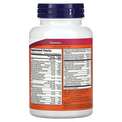 NOW Foods, ADAM, Suplemento multivitamínico superior para hombres, 90 cápsulas vegetales