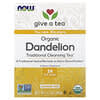 Organic Dandelion Traditional Cleansing Tea, Caffeine-Free, 24 Tea Bags, 1.7 oz (48 g)