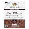 give a tea, Pau D'Arco, senza caffeina, 24 bustine di tè, 48 g