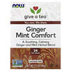 Confort au gingembre et à la menthe, Sans caféine, 24 sachets de thé, 48 g