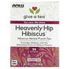 Heavenly Hip Hibiscus, Tisane à base de plantes, Sans caféine, 24 sachets de thé, 48 g