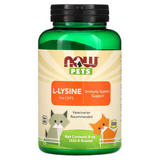 NOW Foods, Pets，宠物猫专用 L-赖氨酸，8 盎司（226.8 克）