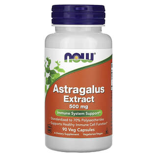 NOW Foods, Astragalus Extract, 500 mg, 90 Veg Capsules