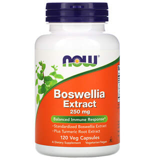 NOW Foods, Boswellia-Extrakt, 250 mg, 120 vegetarische Kapseln