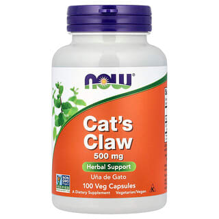 NOW Foods, Katzenkralle, 500 mg, 100 pflanzliche Kapseln