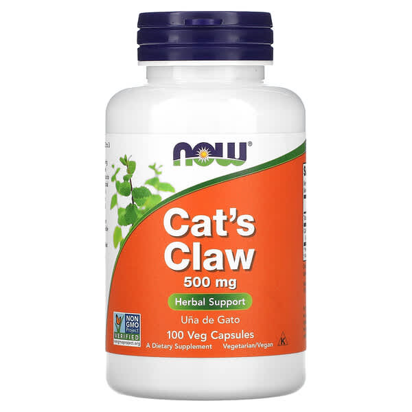 NOW Foods, Cat's Claw, 500 mg, 100 Veg Capsules
