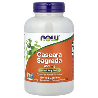 NOW Foods, Cascara Sagrada, 450 mg, 250 Veg Capsules