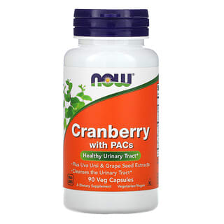 NOW Foods, Cranberry with PACs, 90 Veg Capsules