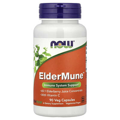 NOW Foods, ElderMune™, 90 Veg Capsules