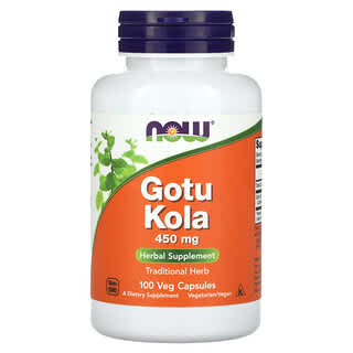 NOW Foods, Gotu Kola, 450 mg, 100 Veg Capsules