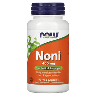 NOW Foods, Нони, 450 мг, 90 растительных капсул