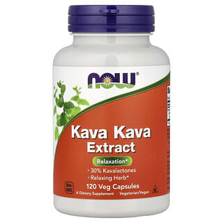 NOW Foods, Kava Kava Extract, 120 Veg Capsules (250 mg per Capsule)