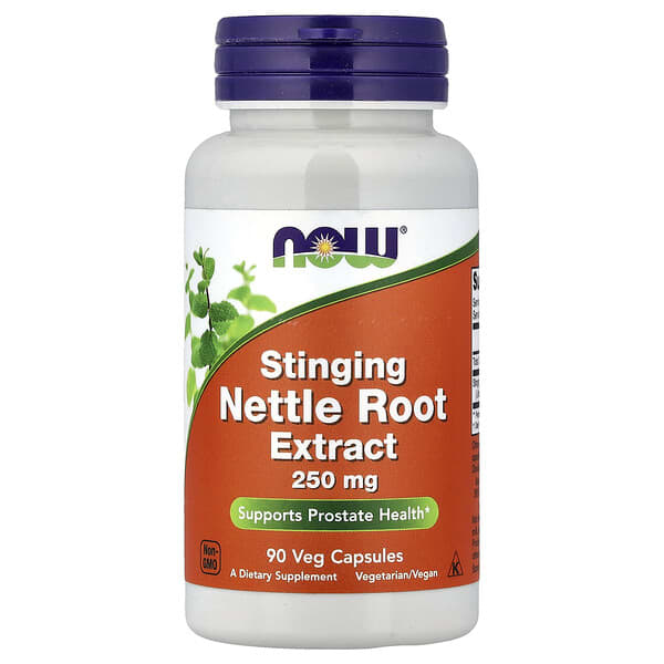 NOW Foods‏, תמצית שורש סרפד, 250 מ"ג, 90 כמוסות צמחיות