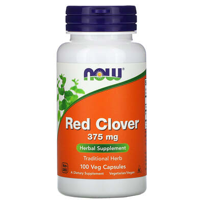 NOW Foods, Red Clover, 375 mcg, 100 Vegetarian Capsules