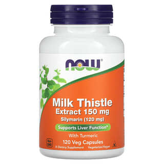 NOW Foods, Milk Thistle Extract , 150 mg, 120 Veg Capsules