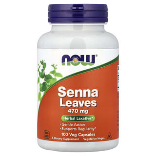 NOW Foods, 차풀 잎, 470 mg, 100 식물성 캡슐