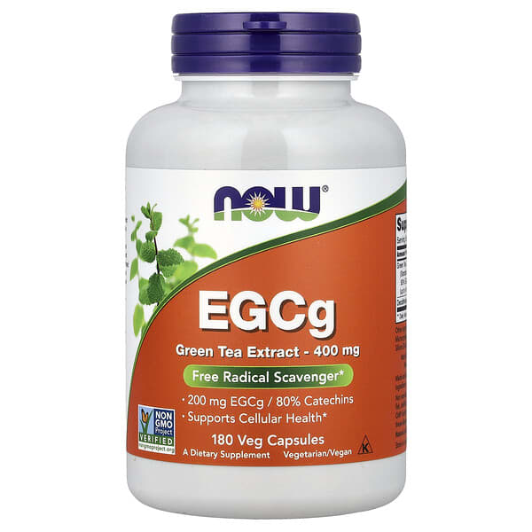 EGCg, Green Tea Extract, 400 mg, 180 Veg Capsules