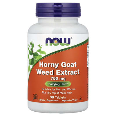 NOW Foods, Epimedium Extract, 90 Tablets