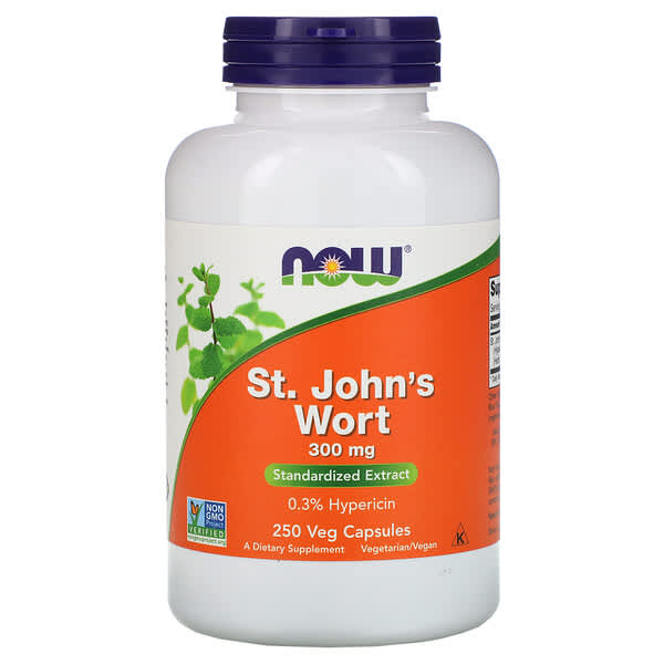 NOW Foods, St. John's Wort, 300 mg, 250 Veg Capsules