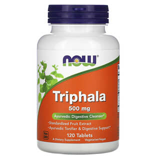 NOW Foods, Triphala, 500 mg, 120 Tablets