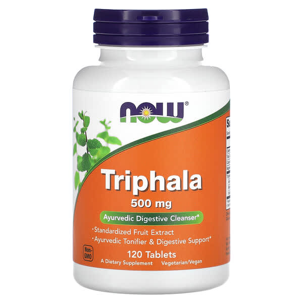 NOW Foods, Triphala, 500 mg, 120 Comprimidos