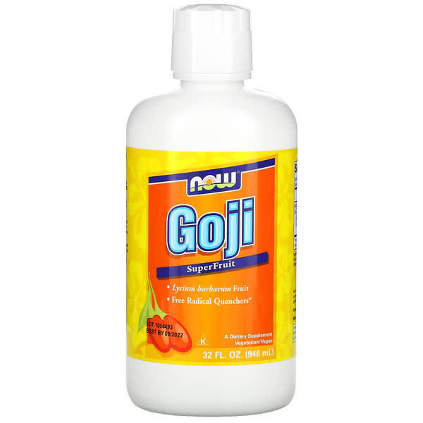 Now Foods, ゴジ、スーパーフルーツジュース、32 fl oz (946 ml)