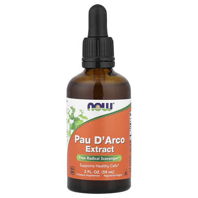 NOW Foods, Pau D'Arco Extract, 2 fl oz (59 ml)