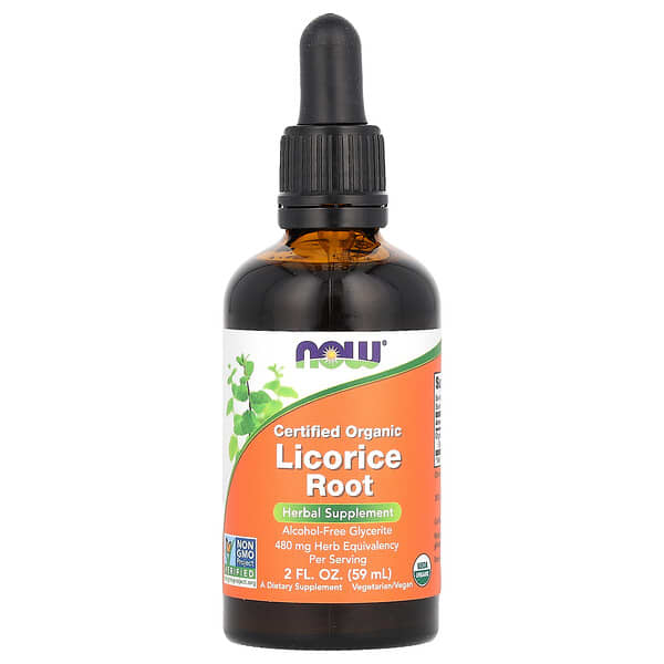 Certified Organic Licorice Root, 480 mg, 2 fl oz (59 ml)