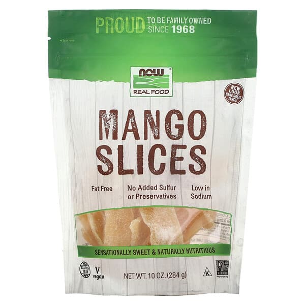 NOW Foods, Rodajas de Mango, 10 oz (284 g)